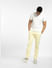 Yellow Mid Rise Regular Fit Pants_397185+1