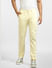 Yellow Mid Rise Regular Fit Pants_397185+2