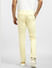 Yellow Mid Rise Regular Fit Pants_397185+4