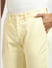 Yellow Mid Rise Regular Fit Pants_397185+5