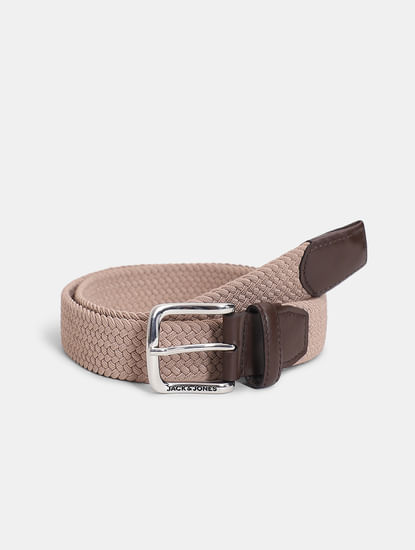 Light Brown Braided Belt