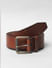 Brown Studded Leather Belt_393372+1