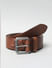 Brown Studded Leather Belt_393374+1