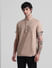 PRODUKT by JACK&JONES Brown Cotton Short Sleeves Shirt_412141+2