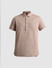 PRODUKT by JACK&JONES Brown Cotton Short Sleeves Shirt_412141+7