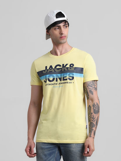 T-shirt homme Jack & Jones Basic Tee vert d'eau