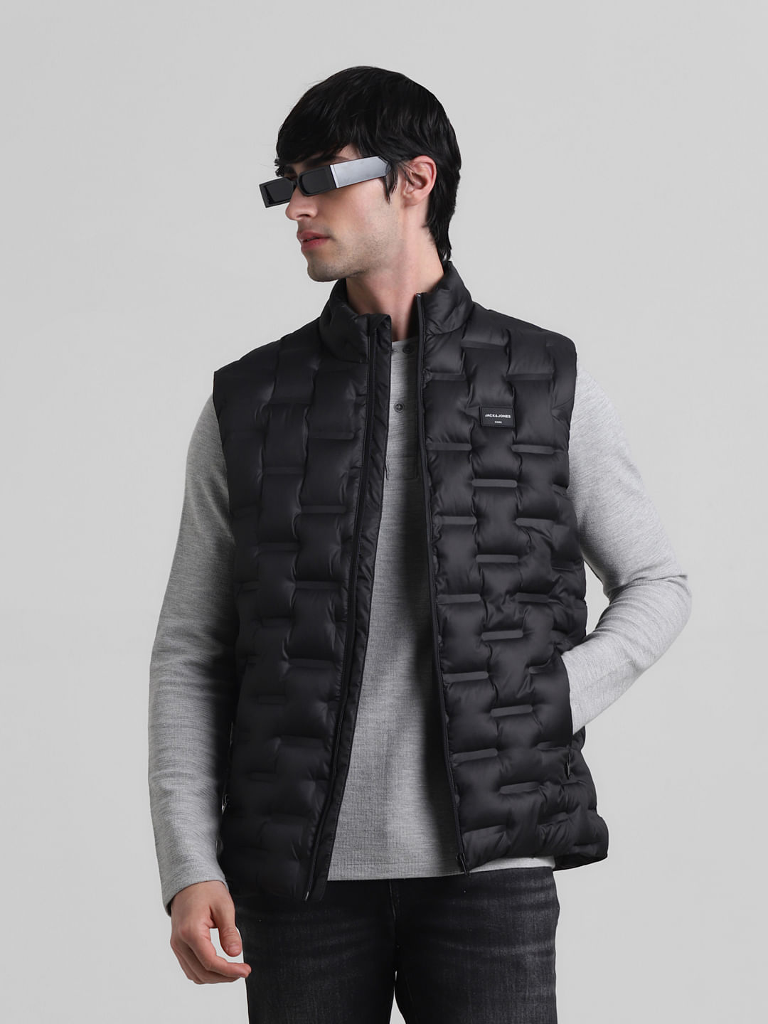 Mens puffer vest on sale sale