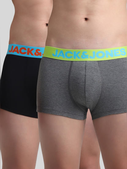 Jack and Jones de los hombres Sense Trunks 3-Pack Boxers