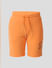 Boys Orange Cotton Knit Shorts_413537+7