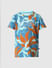 Boys Blue Coral Print Co-ord Set T-shirt_413545+7