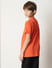 Boys Orange Logo Print T-shirt_413548+4