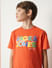 Boys Orange Logo Print T-shirt_413548+6