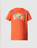 Boys Orange Logo Print T-shirt_413548+7