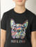 Boys Black Graphic Doggo T-shirt_413553+6