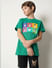 Boys Green Moody Doggo Print T-shirt_413557+2