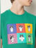 Boys Green Moody Doggo Print T-shirt_413557+6