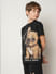 Boys Black Confused Dog T-shirt_413563+3