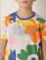 Boys Green Floral Co-ord Set T-shirt_413568+6