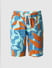 Boys Blue Coral Print Co-ord Set Shorts_413575+7
