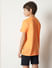 Boys Orange Frenchie Print T-shirt_413584+4