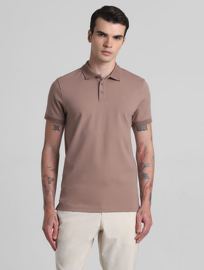 Brown Polo T-shirt