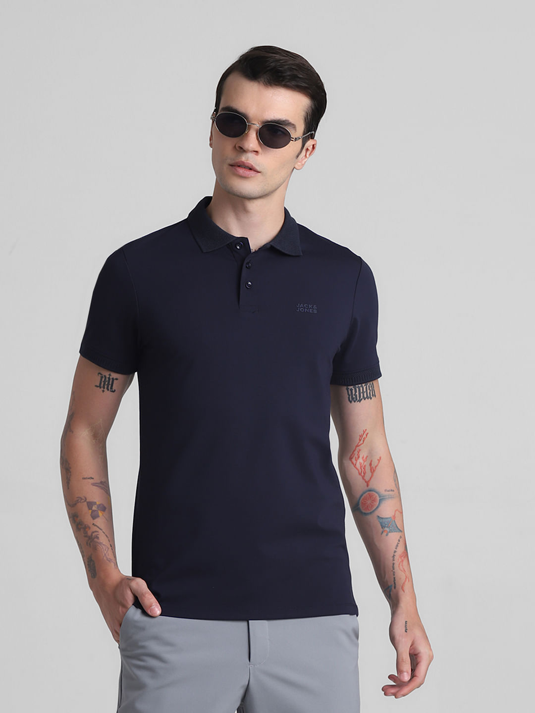 Polo under hotsell t shirt