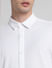 White Knit Full Sleeves Shirt_415026+5