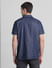 Dark Blue Denim Short Sleeves Shirt_415032+4