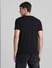 Black Printed Crew Neck T-shirt_415036+4