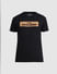 Black Printed Crew Neck T-shirt_415036+7