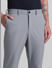 Grey Mid Rise Casual Pants_415038+4