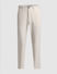 Beige Mid Rise Casual Pants_415039+7
