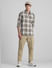 Brown Mid Rise Cargo Pants_415041+6