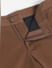 Brown Mid Rise Slim Fit Pants_415042+5