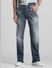 Grey High Rise Distressed Bootcut Jeans_415046+1