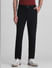 Black Mid Rise Slim Fit Trousers_415052+1