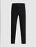 Black Mid Rise Slim Fit Trousers_415052+7