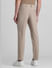 Khaki Mid Rise Slim Fit Trousers_415053+3