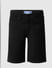Boys Black Cotton Denim Shorts_413640+7