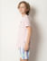 Boys Pink Embroidered Dot T-shirt_413650+3