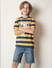 Boys Yellow Striped T-shirt_413654+2