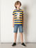 Boys Yellow Striped T-shirt_413654+5