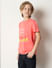 Boys Coral Watermelon Print T-shirt_413655+3