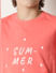 Boys Coral Watermelon Print T-shirt_413655+6