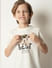 Boys Beige Graphic Print Crew Neck T-shirt_413671+6