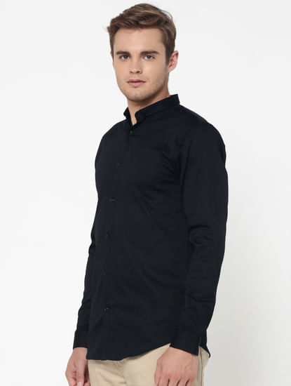 Black Slim Fit Shirt