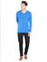 Blue Slim Fit Henley T-Shirt_41899+2