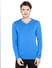 Blue Slim Fit Henley T-Shirt_41899+1