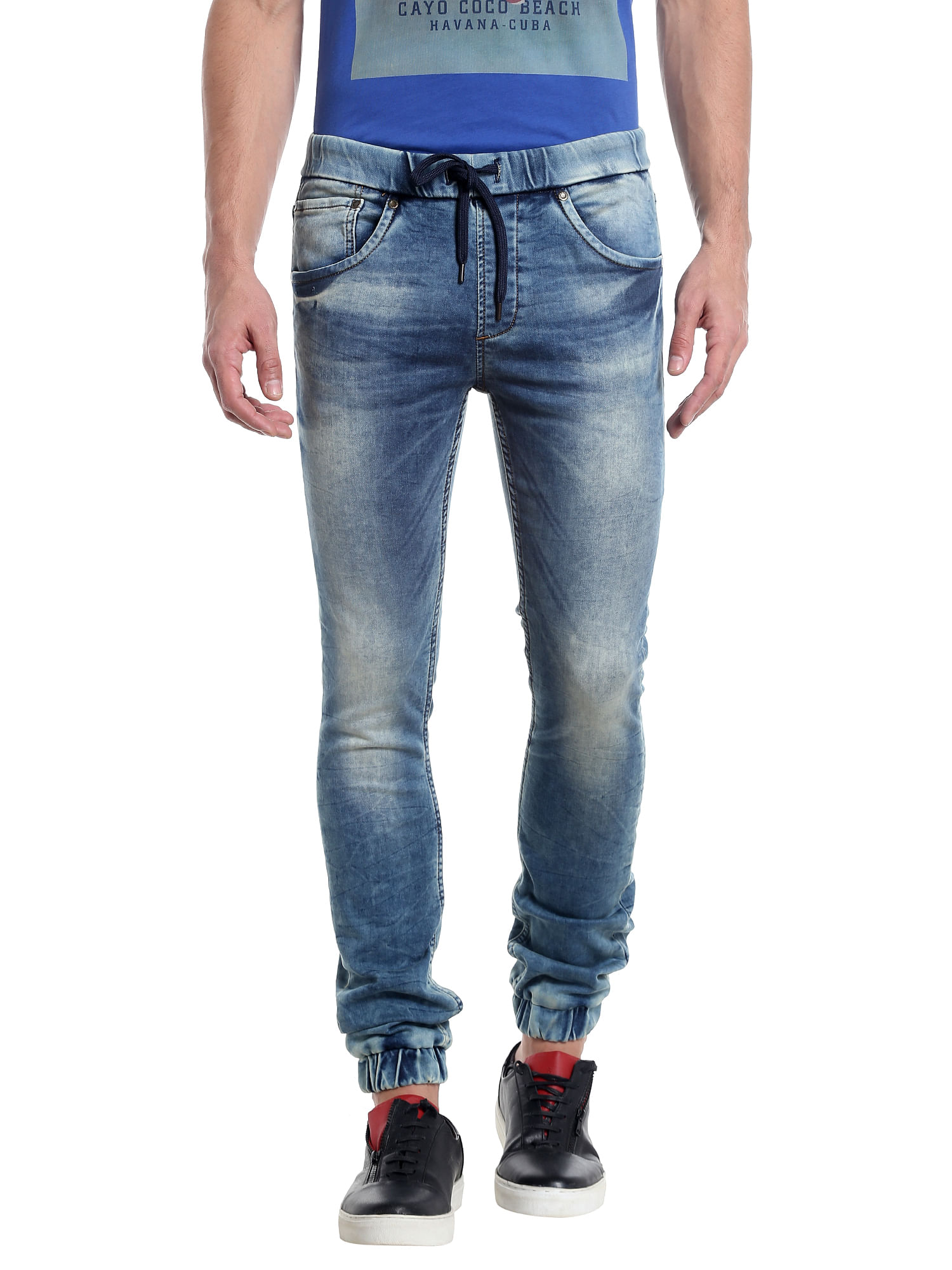 Jack & Jones Jeggings & Skinny & Slim Blue MEN FASHION Jeans Worn-in discount 57% 