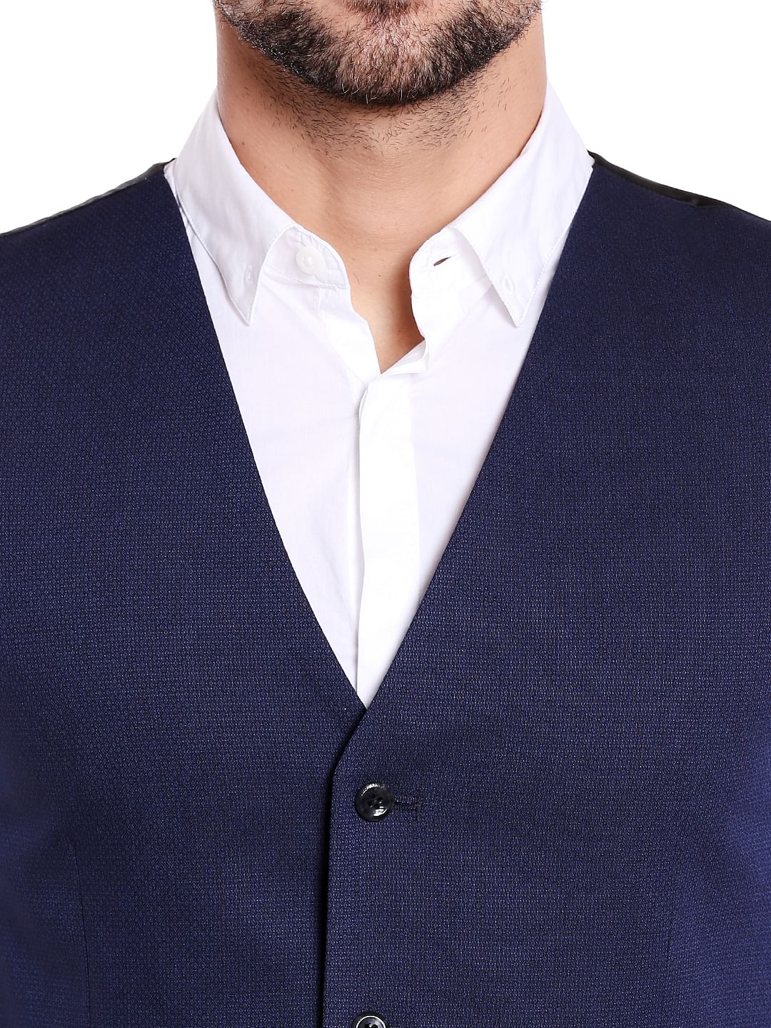 dark navy blue waistcoat